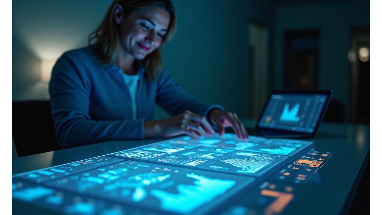 Vizualizace AI personalizovaných wellness dat pro klienty v Praze